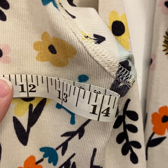 ❤️ 2/$20 Hanna Andersson 100% Organic Cotton PJ set, Size 10 floral woodland - Picture 9 of 15